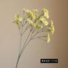 Simulación de jazmín naranja, ramas largas, 3 tenedores, margarita pequeña, pastoral, pequeña, fresca, para decoración de bodas, hogar, flores decorativas, simulación de margarita