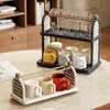 Estante de Almacenamiento para Tazas con Estilo Vintage, Sensación de Alta Gama, Portavasos de Agua, Taza de Té, Taza de Café de Lujo Ligero, Portavasos con Drenaje