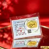 Pegatinas para Teléfono de Oro Puro 999, Láminas de Oro para Hacerse Rico de Princesa, Imanes de Refrigerador de Fortuna, Tarjetas de Oro de Tesoro, Regalos al por Mayor
