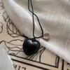 Febre de blogueiras da Coreia do Sul com pingente de bolsa de moedas pequena e fofa, colar, clipe magnético de couro para óculos, corrente de pescoço