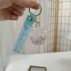 Llavero de Botella de Arena Líquida de Dibujos Animados, Pequeños Regalos para Puestos, Accesorios Acrílicos al por Mayor, Colgante Relleno de Aceite, Rasca Gatos Lindo de Regalo