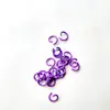 Anillos Abiertos de Hierro de Colores Pintados de 1.2*8mm y 1.2*10mm Anillos de Conexión Accesorios para Pulseras Collares Llaveros En Stock