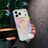Color Degradado Adecuado para Funda de Teléfono Móvil Apple 18Pro Iphone17Promax Cubierta Protectora con Recubrimiento de Color y Brillo 16Pro