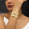 Europeu e Americano transfronteiriço novo venda quente moda geométrica pulseira feminina nicho personalidade criativa pulseira aberta Diário