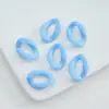 Acrílico Colorido Anel Aberto Corrente Combinada Fivela de Grampo de Cabelo Fivela DIY Bolsa Joia Chaveiro Material Acessórios