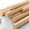 Vara de Madeira de Faia Haste de Madeira Redonda Yoga Tira de Madeira Sólida Placa Perfurada Forma para Alongamento das Costas Modeladora Haste para Pendurar Roupas Haste para Cortina Artesanal DIY