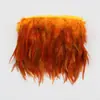 Encaje de Plumas al por Mayor Tiras de Tela Puntiagudas 10-15cm Tiras de Tela Puntiagudas Coloridas Rojas Accesorios para Ropa DIY Muñecas