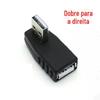 Transfronteiriço em estoque curva direita USB macho para fêmea adaptador USB2.0A macho para fêmea um cotovelo de 90 graus USB cotovelo direito