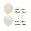 90 Piezas de Globos Blancos Ecológicos Adecuados para Bodas, Cumpleaños, Ceremonias de Graduación y Aniversarios