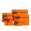 Caja Naranja de Navidad Caja de Regalo de Lazo Alto Personalizado Caja de Regalo para Labial Caja Vacía Pañuelo de Seda Caja de Embalaje para Regalo de Acompañamiento