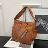 Bolsa Grande Capacidade Transfronteiriça para Mulheres Verão 2026 Nova Versátil Moda Tendência Bolsa de Ombro Bolsa Tote Casual Retrô