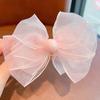 Clip de Garra de Lazo para Niñas Artefacto para Moño de Disco para Cabeza de Bola para Niñas Horquilla de Nuevo Estilo para Niñas Clip de Malla para Cola de Caballo Tocado