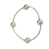 Pulsera Estilo Coreano al por Mayor, Pulsera de Cuentas Tubulares Curvas de Diseño de Nicho, Pulsera Sencilla Creativa de Moda Estilo Coreano Suministro