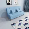 Sofá cama pequeño para apartamento, sofá plegable, diseño todo en uno para uso doméstico, adecuado para apartamentos de alquiler, tiendas, dormitorios y salas de estar; cama plegable de tela simple