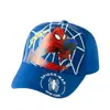 Chapéu infantil de menino do Homem-Aranha primavera e outono verão proteção solar tela boné de beisebol proteção solar Estudante Jovem boné aba