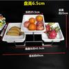 Buffet Três Camadas Fruta Prato Prateleira Bandeja Dim Sum Bolo Bandeja Porcelana Imitação Multi-camadas Alimentos Expositor Prato Frio