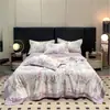Nuevo Estilo Colcha de Verano de Tencel Lavado Juego de Cuatro Piezas, Colcha de Verano de Seda Fresca, Colcha de Aire Acondicionado, Colcha Fina de Regalo de Verano, Dropshipping