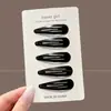 Pinza BB mate simple 2026 nuevo estilo pinza para el cabello para mujeres, pinza de flequillo lateral de alta gama, pasador de flequillo para la frente, accesorio para el cabello