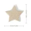 Pegatinas de tela con forma de estrella de cinco puntas en color, venta al por mayor, accesorios para ropa, zapatos y sombreros, parches bordados, pegatinas de tela, sellos de bordado por computadora.