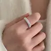 Anillo de Lazo de Encaje Dulce para Mujer, Anillo Sencillo y Versátil para Apilar, Anillo Pequeño Fresco y Elegante para el Dedo Índice