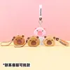 Bolsa de almacenamiento para auriculares de silicona con personaje Stitch para cruzar fronteras, llavero colgante, monedero infantil, llavero, personalización
