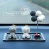 Perfume para coche globo oso decoración de coche lindo dibujos animados aromaterapia accesorios de coche decoración hermoso para damas