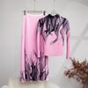 Camisetas Personalizadas Impresas para Mujer de Manga Larga Primavera y Otoño Nuevas Camiseta Texturizada Plisada Camiseta Base Delgada Ins Fondo