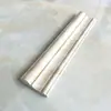 Borde Decorativo de Líneas para Pared de Fondo de TV Marco de Puerta de PVC Blanco Mate Europeo Borde de Cubierta de Ventana Tira de Cierre Estilo Chino
