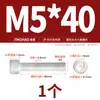 Tornillos de aleación de aluminio color dorado con cabeza hexagonal, Tornillos de cabeza de copa, Sujetadores de cabeza hexagonal, Longitud extendida M5M6M8M10