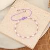 [Bingmeng] Pulsera tejida con cuentas de arroz de diseño original, elegante pulsera de perlas, joyería bohemia B473