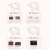 Bolsa de Lujo Bolsa de Mano Bolsa Transparente a Prueba de Polvo Ligera Simple Impermeable a Prueba de Humedad Bolsa de Cuero Cubierta Protectora Artefacto