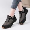 Verano Nuevos Zapatos de Malla Transpirable de Suela Blanda para Mujer, Calcetines, Zapatos Deportivos Ligeros para Viaje, Correr, Aire Libre, Ocio para Mujer