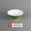 Vajilla Comercial Imitación Porcelana Melamina Tazones y Platos Pequeños, Platos Planos Bicolor, Platos Redondos, Tazones para Sopa, Especialmente Diseñados para Cadenas de Restaurantes de Comida Rápida