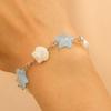 Pulseira Cristal Multicamadas Nova Boêmia Transfronteiriça Pulseira Pingente Estrela do Mar Conjunto de Pulseiras com Contas Coloridas Mulheres