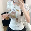 Vestido playero de gato súper lindo pantalones de vestir estilo coreano moderno manga corta lunares corte ajustado top favorecedor estampado