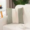 Almofadas Decorativas Modernas Estilo Chinês Novo para Sofás de Sala, Capas de Almofada Trançadas com Corda para Sofás de Apartamentos Decorados, Almofadas Lombares de Cama