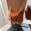 Bolsa de Grande Capacidade para Mulheres, Versátil de Outono 2026 Nova Moda Design de Nicho Bolsa de Ombro Transversal, Bolsa Saco Popular