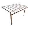 Cobertizo de terraza de aleación de aluminio, toldo para terraza exterior, toldo para patio de villa, toldo silencioso, toldo para aleros