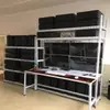 Estante de Almacenamiento para el Hogar Caja de Computadora de Metal Desnudo para Estudio Soporte para Placa Base Estante de Ángulo de Acero para el Hogar Estante Principal para Mover Ladrillos