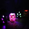 Regalo Creativo de Halloween Luz de Vela Digital de Calavera LED Luz de Vela Decorativa Cilíndrica Venta Directa de Fábrica