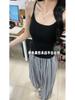 Camisola Integrada con Almohadillas para el Busto para Mujer en Verano, Ajuste Delgado y Versátil Bm Corto Sexy Súper Bonito Top Básico para Espalda Hermosa