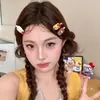 Dulce y Linda Mini Pinza para el Cabello de Helado, Pinza de Pato Versátil de Verano para Niñas, Accesorio para el Cabello Pinza para Flequillo Lateral