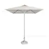Sombrilla Cuadrada Casual Empujada a Mano para Sol Terraza Abierta Jardín de Villa Patio de Hotel Cafetería Exterior Parasol