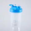 Fornecimento Direto da Fábrica Copo Shaker para Pó de Substituição de Refeição 400ml Copo para Pó de Proteína com Escala Copo de Plástico Fitness Esportes Copo de Água