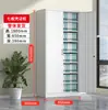 Gabinete de Vestuario de Cinco Puertas con Cerradura para Dormitorio, Vestuario de Personal, Archivador de Oficina de Cristal, Gabinete Metálico para Almacenamiento de Archivos