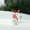 2025 Nuevos Regalos Creativos Navideños para el Hogar Adornos Mini de Escritorio de Dibujos Animados de Muñeco de Nieve y Reno Navideños