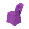 Boda transfronteriza boda leche seda elástico funda de silla de hotel alas hebilla mariposa todo incluido Lycra funda de silla venta al por mayor