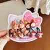 Faixa de Cabelo Trançada Desenho Animado Pinça de Cabelo Faixa de Cabeça para Menina Acessórios de Cabelo para Menininha Elástico de Cabelo Elástico de Borracha para Bebê