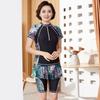Traje de baño para mujeres de mediana edad y mayores, protector solar conservador, dividido, talla grande, traje de baño para aguas termales, estilo ins, traje de baño para madre, deportes, fitness