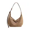 Bolso de Hombro Tejido de Estilo Nuevo para Verano 2026 para Mujer, Bolso Cruzado Retro de Gran Capacidad para Viajes, Bolso de Mano Tote de Alto Valor